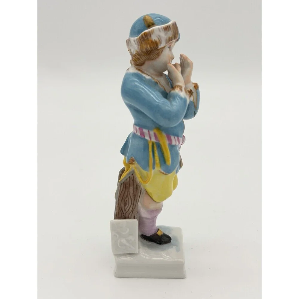 KPM Berlin porcelain figurine March/Aquarius zodiac Friedrich Elias Meyer 1775